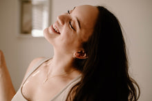 Load image into Gallery viewer, ROSA - Dainty vintage style rose pendant necklace, gold flower pendant rose shaped floral necklace boho stacking necklace stack 925 gift