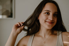 Load image into Gallery viewer, Spiral twist hoops, dainty gold hoops, interwoven, twist rope, wreath, entwine hoop earrings, rose gold, gold, silver, weave, woven, 925