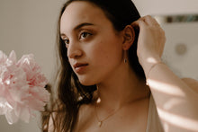 Load image into Gallery viewer, BONNIE - French vintage street style dainty minimalist lock and key dainty necklace 925 silver boho gold padlock pendant key charm gift