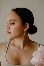 Load image into Gallery viewer, BONNIE - French vintage street style dainty minimalist lock and key dainty necklace 925 silver boho gold padlock pendant key charm gift