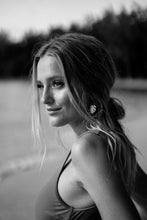 Load image into Gallery viewer, MONSTERA - Leaf plant drop wire earrings boho bride wedding monstera dainty gold leaf botanical earring unique jewelry 925 bridal gift