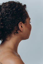 Load image into Gallery viewer, PIPER - Chunky square huggie hoop geometric earrings gold chunky pipe bar street style mini hoop earrings minimalist stacking hoops lock