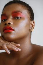 Load image into Gallery viewer, MIKA - Bold Minimalist hook stud ear cuff suspender earrings gold twist 925 earring modern textured wrap earring unique ear jacket stacking