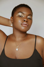 Load image into Gallery viewer, Baroque pearl hoops, vintage style, pearl drop earrings, gold c hoops, twist hoop, spiral wreath hoop, wedding earring, bridal, silver 925