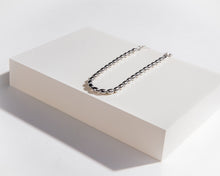 Load image into Gallery viewer, Bead chain bracelet, chunky gold chain, long rice chain, bean chain, adjustable length, boho chain, thick gold chain bracelet, 925 silver