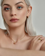 Load image into Gallery viewer, GRACE (RING) - 18K gold vermeil croissant dome ring filled spiral chunky twist thick vintage crescent Dôme signet wreath statement 5 6 7 8