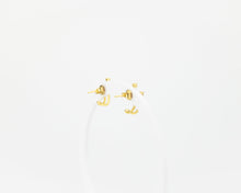 Load image into Gallery viewer, Double cz cuff hoop, dainty cz earrings, suspender cuff, layer hoops, double ear cuff, wrap earring, half hoop, cz huggie earring, boho
