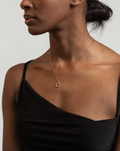 Load image into Gallery viewer, LAUREL - Simple French vintage minimalist criss-cross dainty interwoven entwine infinity twist rope wreath weave pendant gold necklace stack