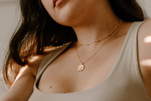 Load image into Gallery viewer, BELLE - Dainty bead satellite chain choker necklace 925 sterling silver boho style gold plated silver bead orb chain stacking necklace
